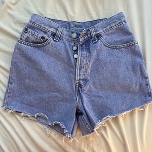 VINTAGE LEVI INDIGO CUTOFFS SIZE 24-25